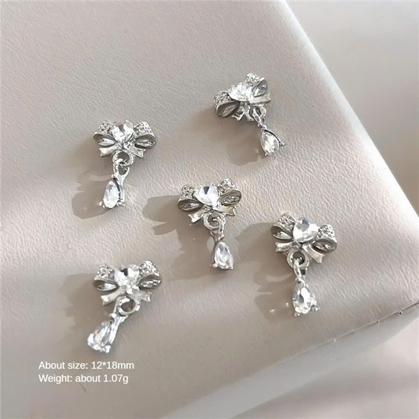 ĐÁ CHARM,CHARM KIM LOẠI + ĐÁ (10pcs)