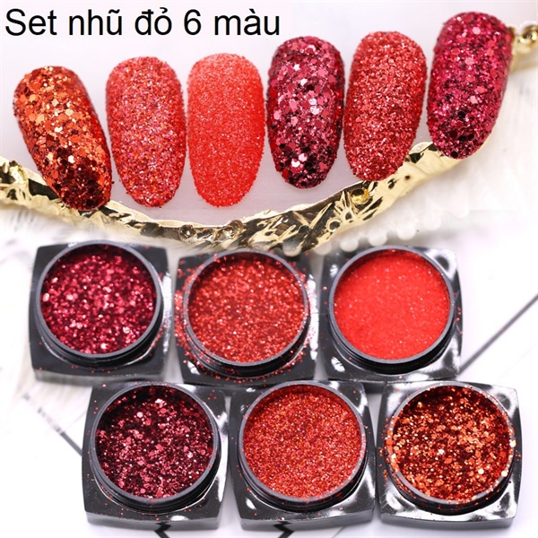 SET NHŨ ĐỎ (6 MÀU)