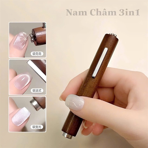 NAM CHÂM TRỤ 3in1 (Đẩy Mắt Mèo)