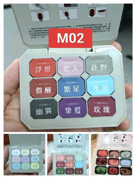 SET GEL DẶM OMBRE (9pcs)