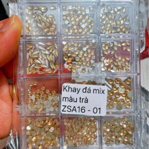 KHAY ĐÁ MIX MÀU TRÀ_600V