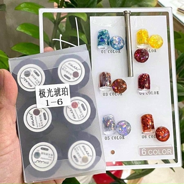 SET SƠN HỔ PHÁCH 6 MÀU