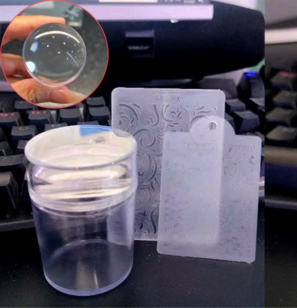 CON DẤU IN SILICON TO + CARD IN HOA VĂN