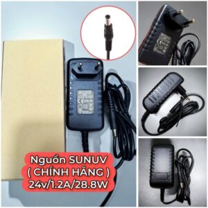 DÂY NGUỒN MÁY HƠ SUNUV 24v/1.2A (Chính Hãng)