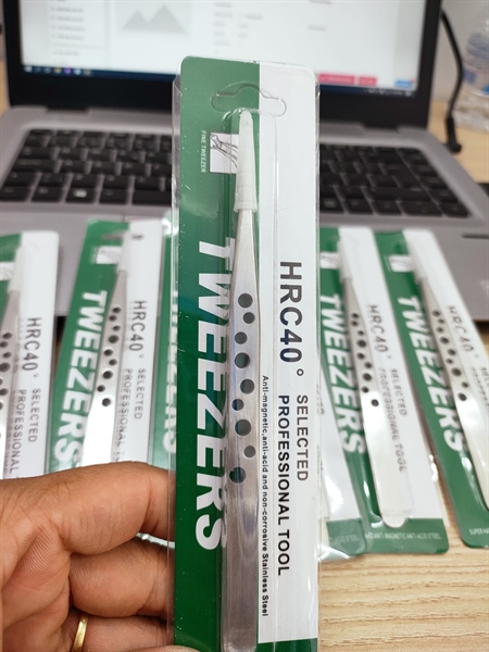 NHÍP THẲNG TWEEZERS (Có Lổ)