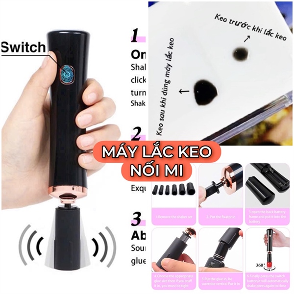 MÁY LẮC KEO D-HORSE (Tích Điện)