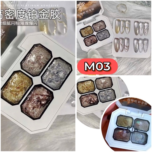 SET GEL VẼ NHŨ 4MÀU (Gel dặm)