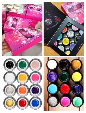 SET GEL VẼ HOA HỒNG/HU-LIAN
