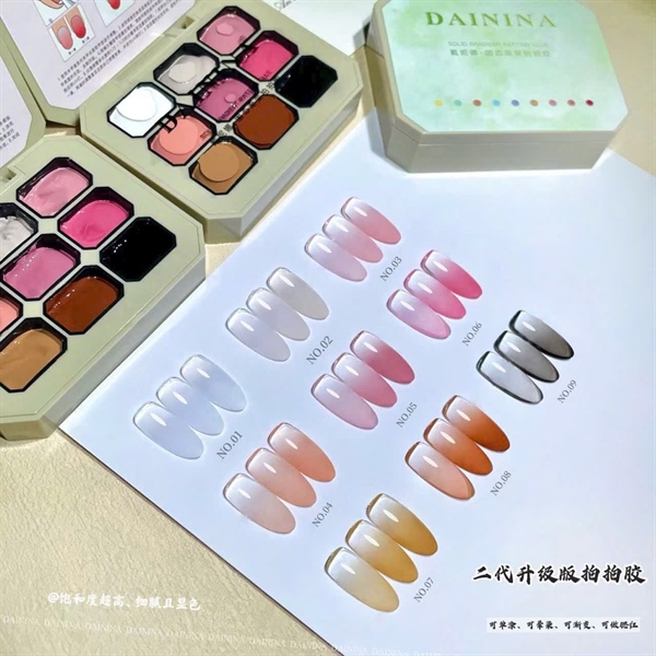 SET GEL DẶM OMBRE_DAININA_M02 (9pcs)