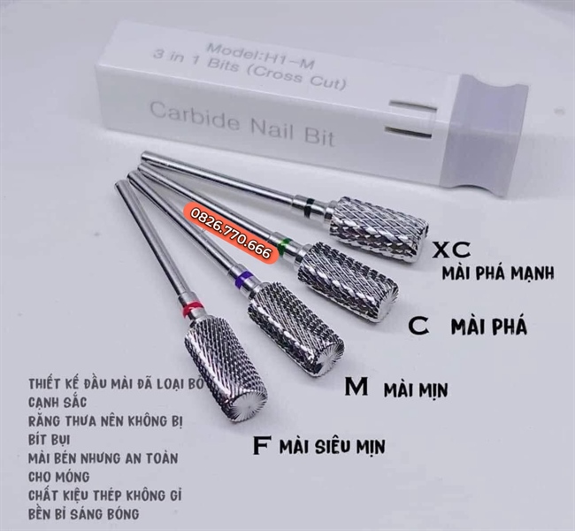 ĐẦU MÀI TITAN Via Tròn 3in1 (Vt)