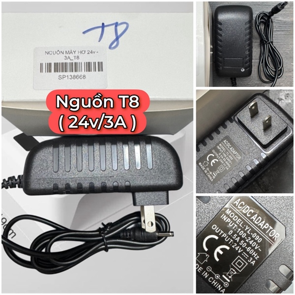 DÂY NGUỒN MÁY HƠ T8_24v/3A_3.5