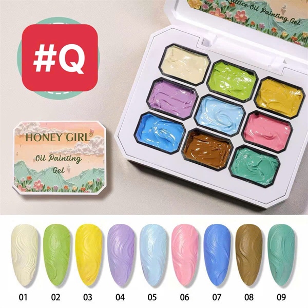 SET GEL DẶM OMBRE_HONEY_#Q (9pcs)