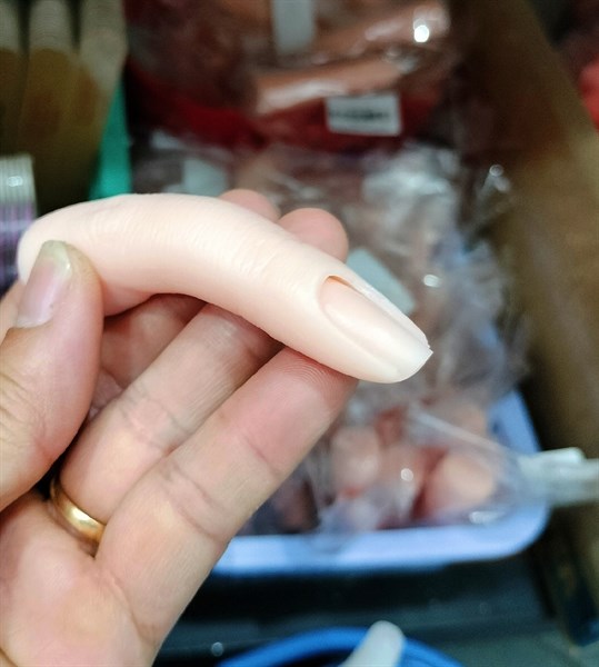 NGÓN TAY TẬP CẮT DA SILICON