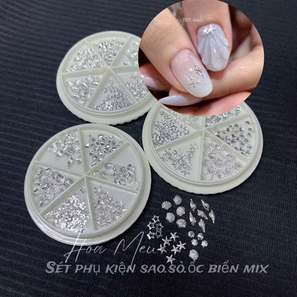 SET CHARM SÒ BIỂN MIX (6 Ô)